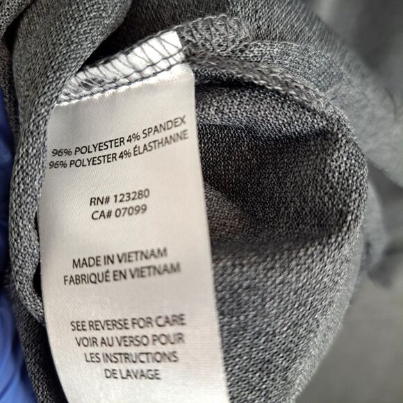 Travis Mathew Polo Shirt Mens XL Black Gray Golf Pima Cotton Blend Short Sleeve - Picture 8 of 12